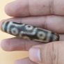 Vintage 9 Eyes Himalayan Tibetan Agate Dzi Bead Amulet Image 7