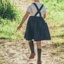 Denim Skirt with braces Image 7
