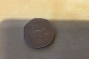 Irish 50p coin 1998