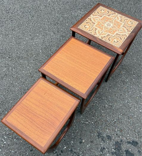 Vintage G-Plan Astro teak and nest  of Tables  c1970