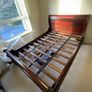 Mahogany Sleigh Bed frame Image 3