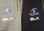 Kids BLK Connacht rugby fleece pants 6 - 7 yrs