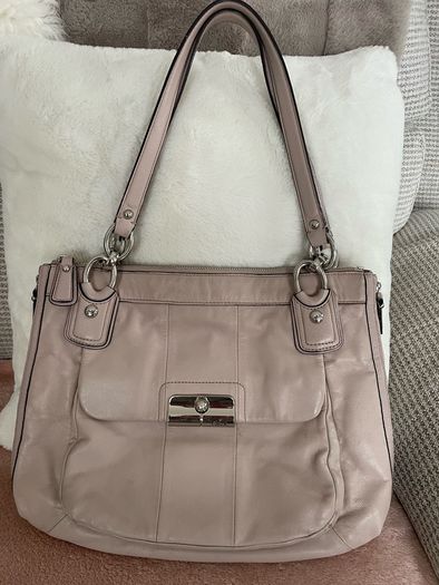 Coach Blush Pink Kristin Expandable Smooth Leather Tote Bag - Open to Reasonable Offer