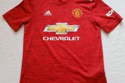 2020/21 Manchester United Adidas Jersey Size Age 11/12 Years