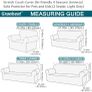 3/2/1 Stretch Velvet couch covers Image 8