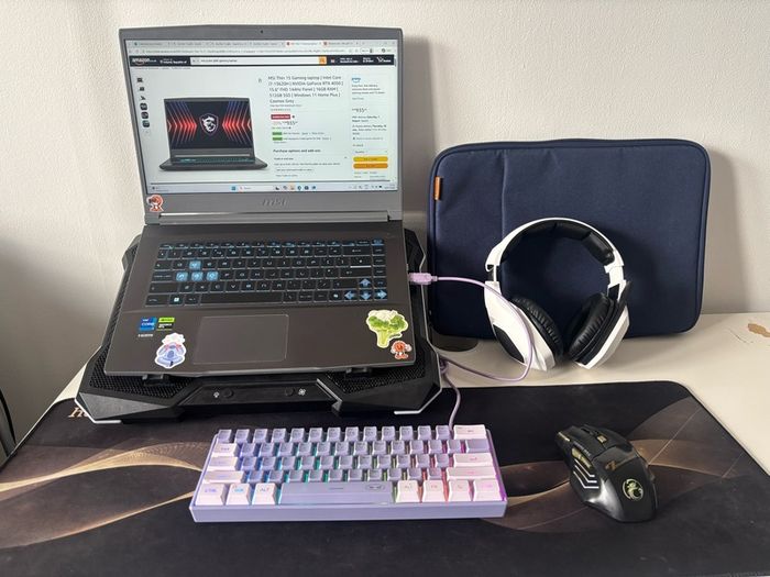 MSI Thin 15 Gaming Laptop Bundle