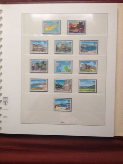 Alderney 1983-2001 Mint Never Hinged Stamp Collection in Lindner Album