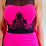 Brand new Pink Maxi dress size 10 Image 3