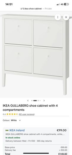 IKEA shoe rack