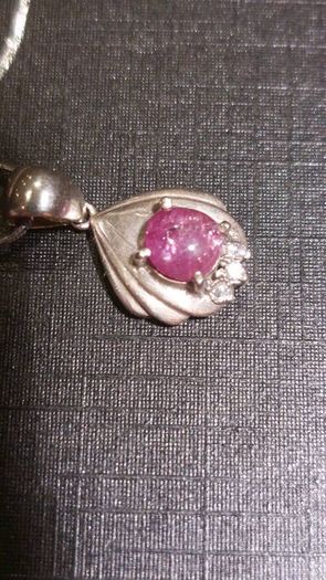 1.9 Carat Burmese Ruby Pendant