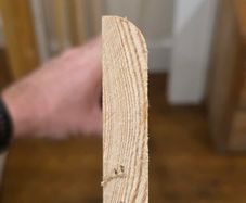 Cheshire Mouldings TM1058 Pine Bullnose Architrave - 1.8m