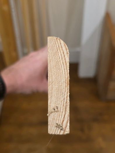 Cheshire Mouldings TM1058 Pine Bullnose Architrave - 1.8m