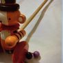 Wooden Bear Push or Pull along. Child's Toy. Image 3