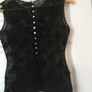 Karen Millen Hand Crochet Black Top - Size 1 Image 2
