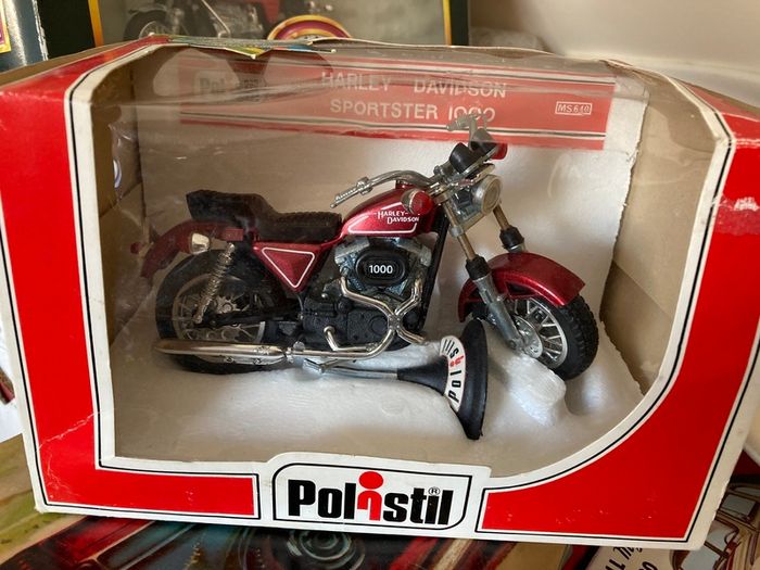 Harley Davidson Sportster 1000 Scale 1/15 Rare Polistil