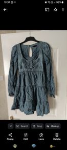 Denim dress size 8