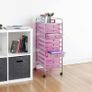 Home Storage Trolley On Wheels With 10 Drawer Storage Unit For Salon Beauty Make Up Home Office Organizer Image 4