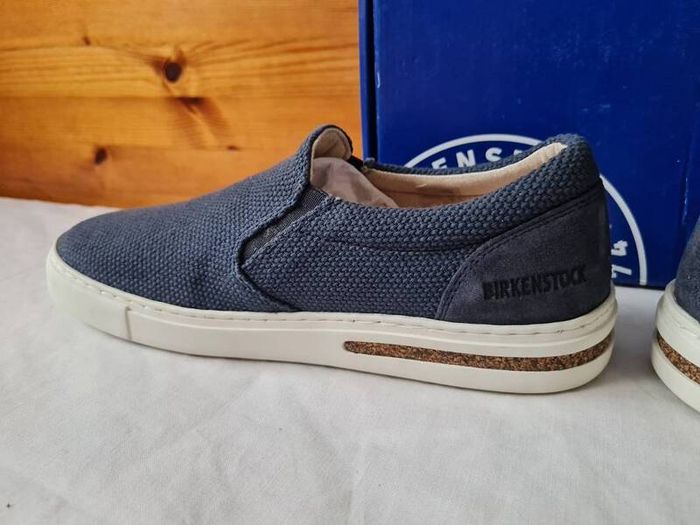 Birkingstock oswego canvas slip on Size 5 eu 38 midnight Navy Brand new boxed