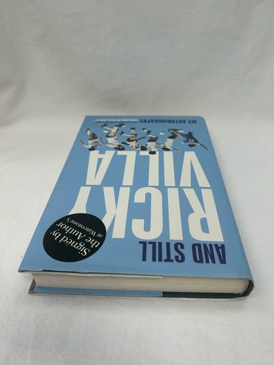 Hand Signed Ricky Villa Autobiography And Still Ricky Villa Spurs Football