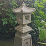 Japanese Garden Lantern -80cm Cast Concrete Pagoda -Handmade Dublin Image 2