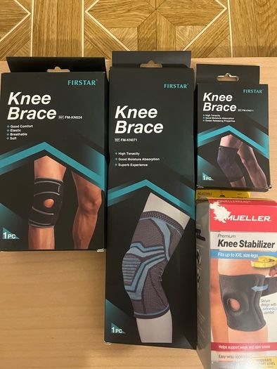 Braces, Sleeves, Support (knees-wrists-waist-legs)