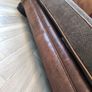 Large 4 Seater Sofa Genuine Leather Fabric Caseys Furniture Image 3