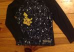 Age 3-4 Black Pickachu Pokemon Top