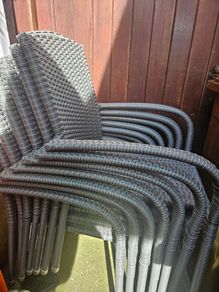 Stacking Rattan Garden Chairs