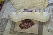 Beautiful Old Cast Iron Sheep Door Stopper Postage Available