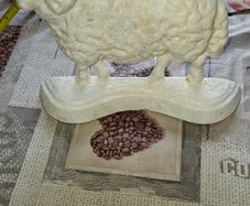Beautiful Old Cast Iron Sheep Door Stopper Postage Available