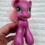 My Little Pony Cheerilee Ponytails 2008 Purple Pink Brushable approx. 10 cm. Used Please see photos Image 5
