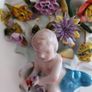 Pair Antique Porcelain Wall shelves Image 5