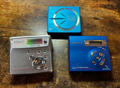 Sony MD Minidisk players faulty joblot x3