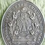 Antique Religious Large Sterling Silver Pendant. Saint Virgin Mary. Miraculous Medal. 9,8g Image 4