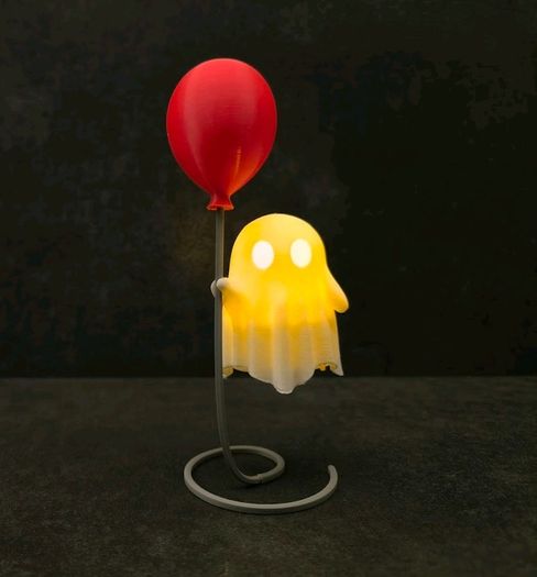 Ghost with Balloon table lamp perfect Halloween Decoration