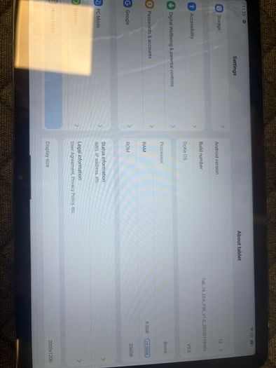 black view tablet 256Gb