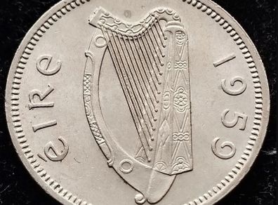 [#380] - Ireland 1959 | Irish Shilling | 1s | Bull | KM.14a | UNC