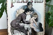 Retro Pears' Soap tin sign wall decor