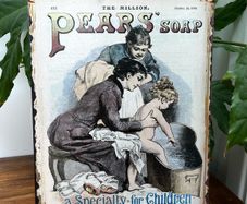 Retro Pears' Soap tin sign wall decor