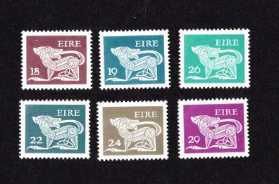 1981-82 Ireland Gerl Definitive Stamps Set (Printed in Lithography by ISSP) Mint Never Hinged (MNH)