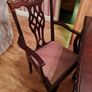 Genuine mahogany 6 seater dining table and chairs Image 2