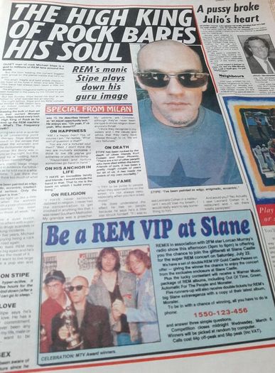 Vintage newspapers from 1994