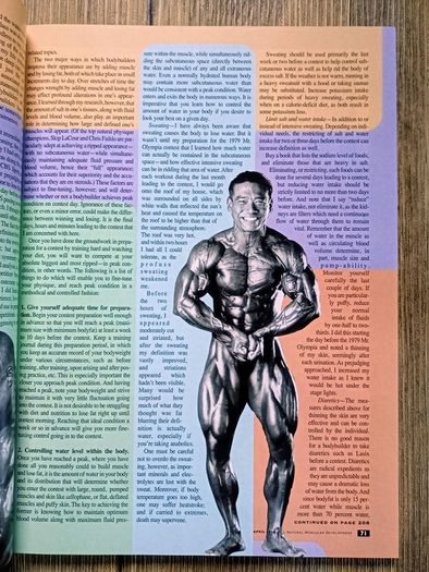 All Natural Muscular Development Magazine. April 1998