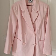 Rita Ora pink blazer