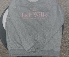 Jack Wills Hunston Graphic Crew Neck Sweatshirt UK 10 Or US 6