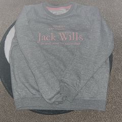 Jack Wills Hunston Graphic Crew Neck Sweatshirt UK 10 Or US 6