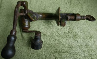 Victorian Brass Shotgun Cartridge Reloader Tool - Antique