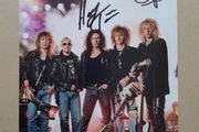 THUNDER band signed photograph rock metal