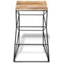 Bar Stools 2 pcs Solid Mango Wood Image 5