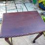 small vintage side table or plant stand Image 2
